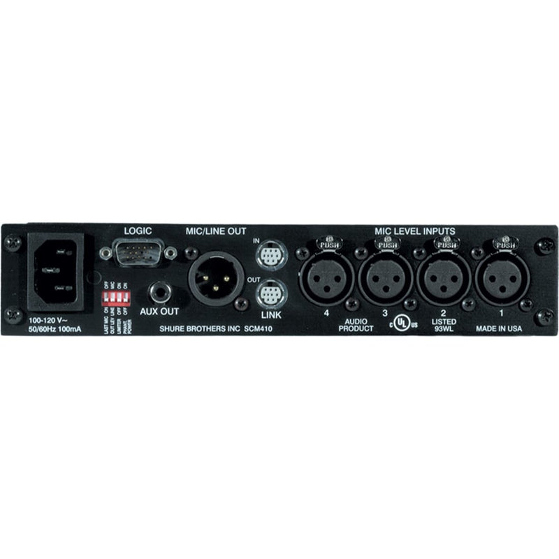 Shure SCM410 4-Channel Automatic Mixer