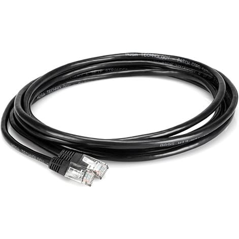 Hosa CAT-625BK Cat6 10/100/1000 Base-T RJ-45 Ethernet Cable (25', Black)