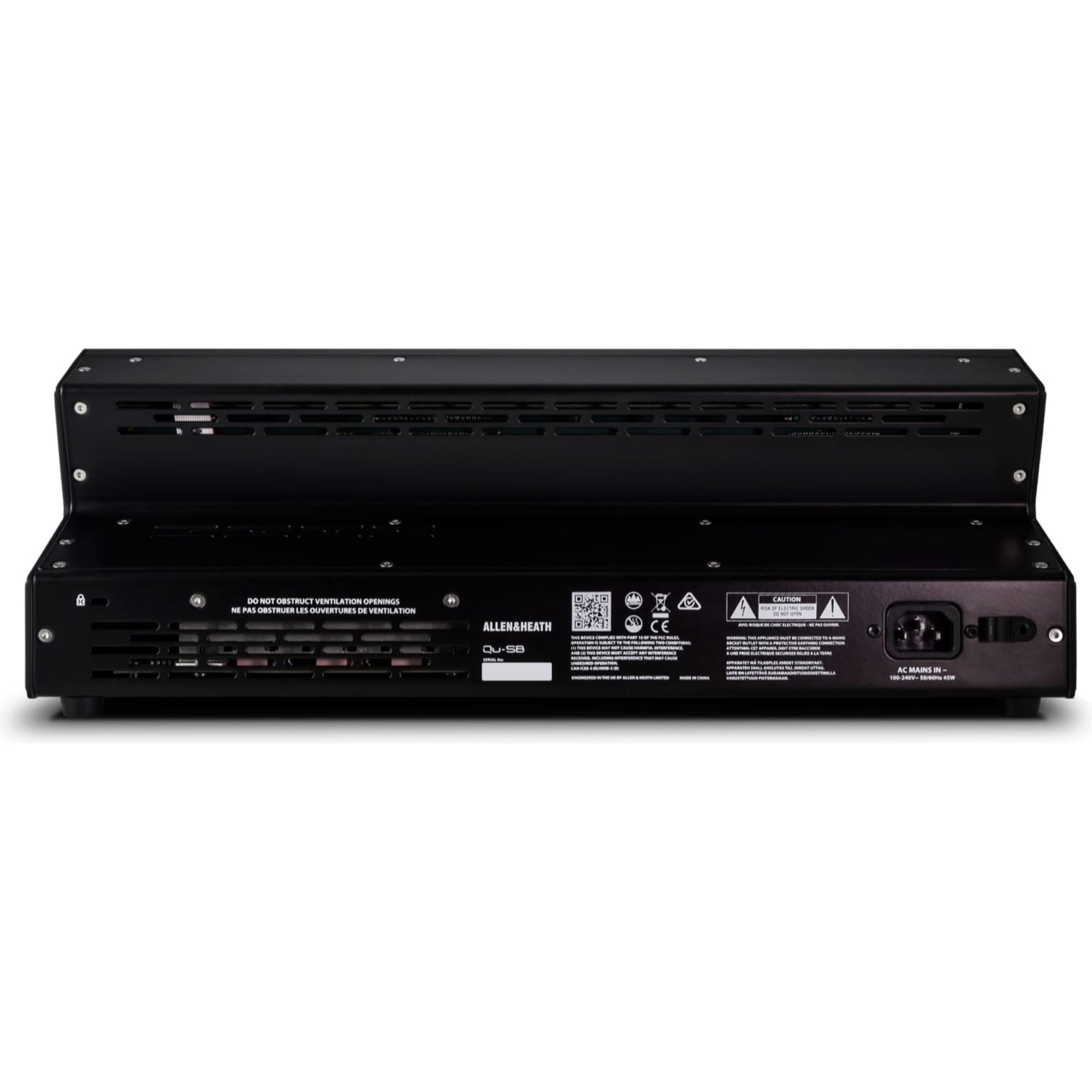Allen & Heath Qu-SB Portable Digital Mixer rear view