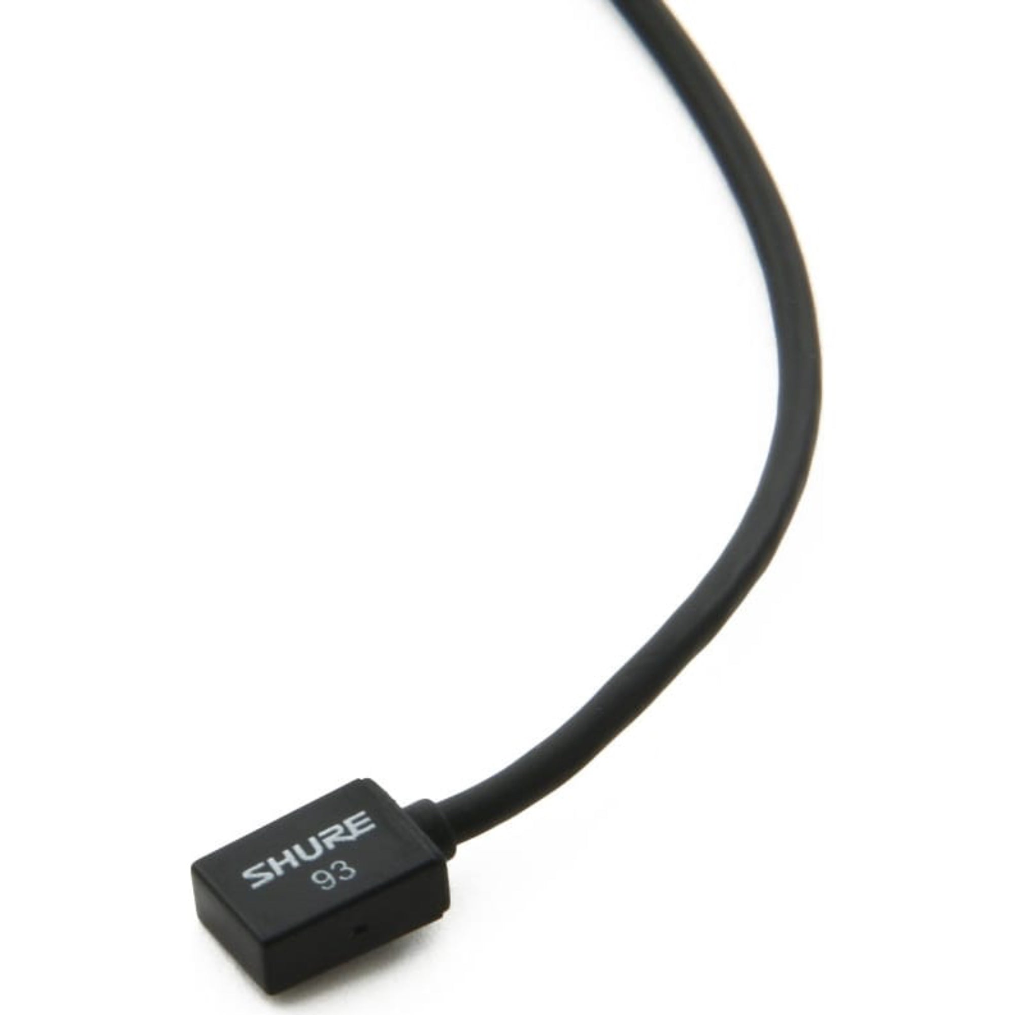 Shure WL93 Subminiature Omnidirectional Lavalier Microphone (Black, 4')