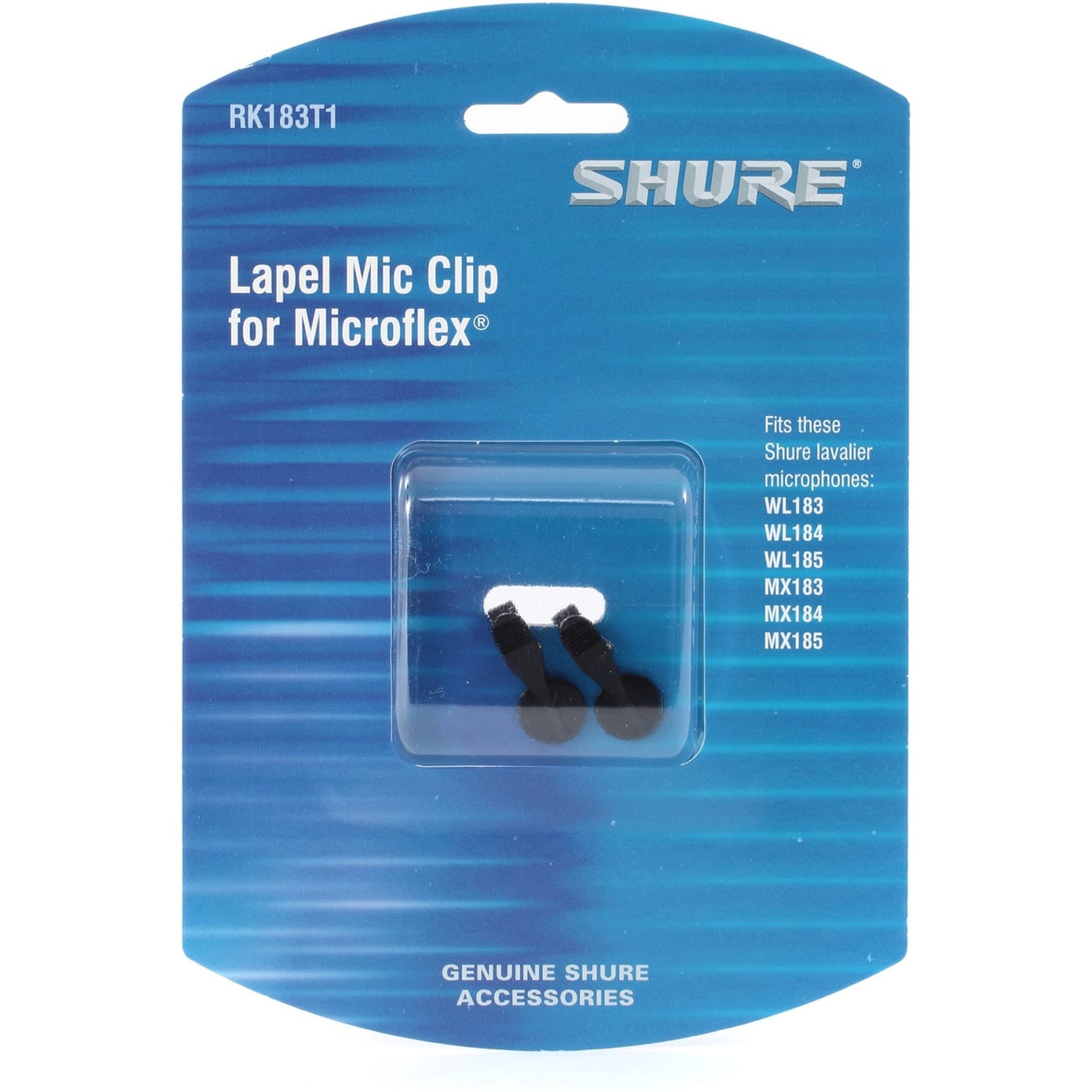 Shure RK183T1 Tie Clips (2 Pack)