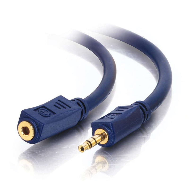 C2G Velocity 3.5mm Male/Female Stereo Audio Extension Cable (50')