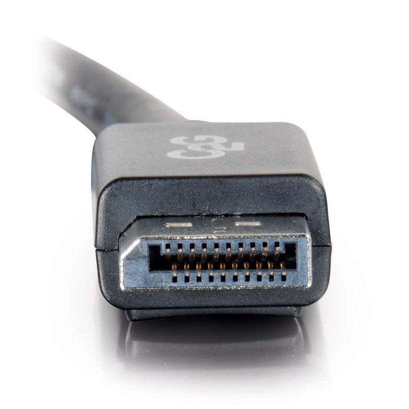 C2G DisplayPort Cable with Latches 8K UHD Male/Male - Black (25')