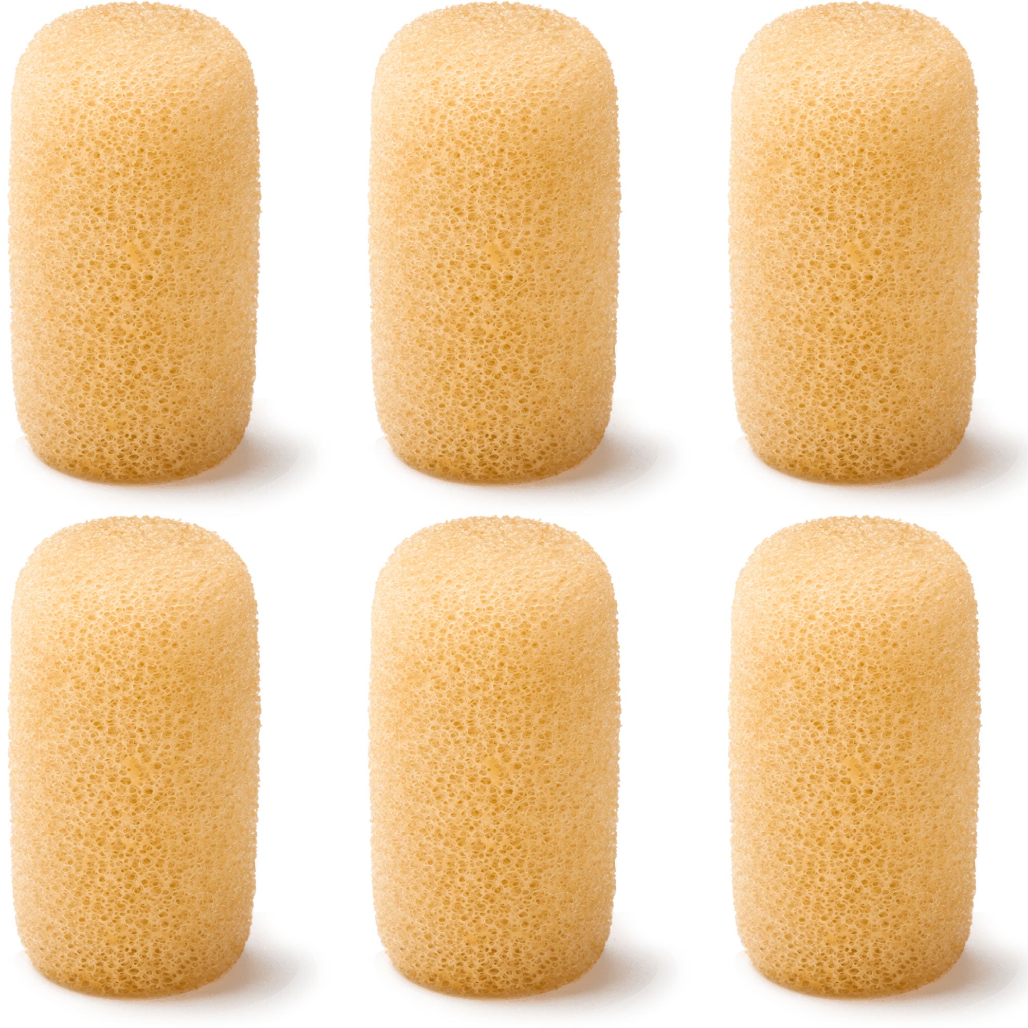 Point Source Audio 6-WSNx-BE Set of 6 Windscreens for SERIES8 Cardioid Microphones (Beige)