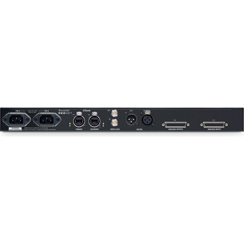 Focusrite RedNet A8R 8 Channel AD/DA with 2 Channel AES