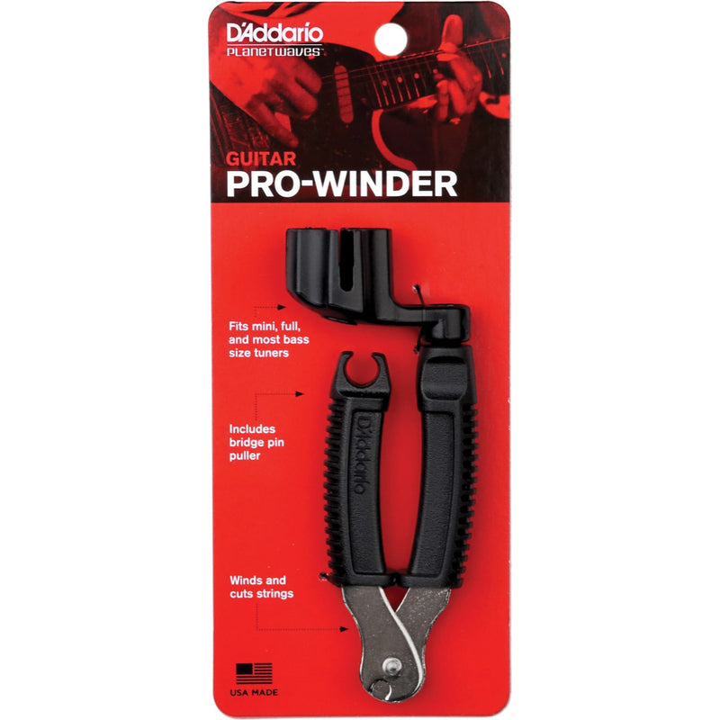 D'Addario Pro-Winder Guitar String Winder and Cutter