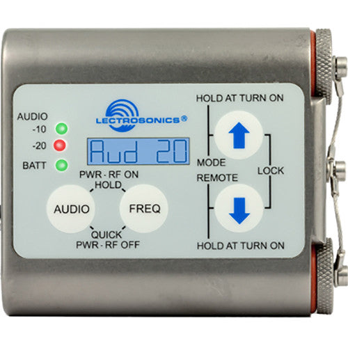 Lectrosonics WM Watertight Belt-Pack Transmitter with Lavalier Mic (Block 21, 537.6-563.1 MHz)