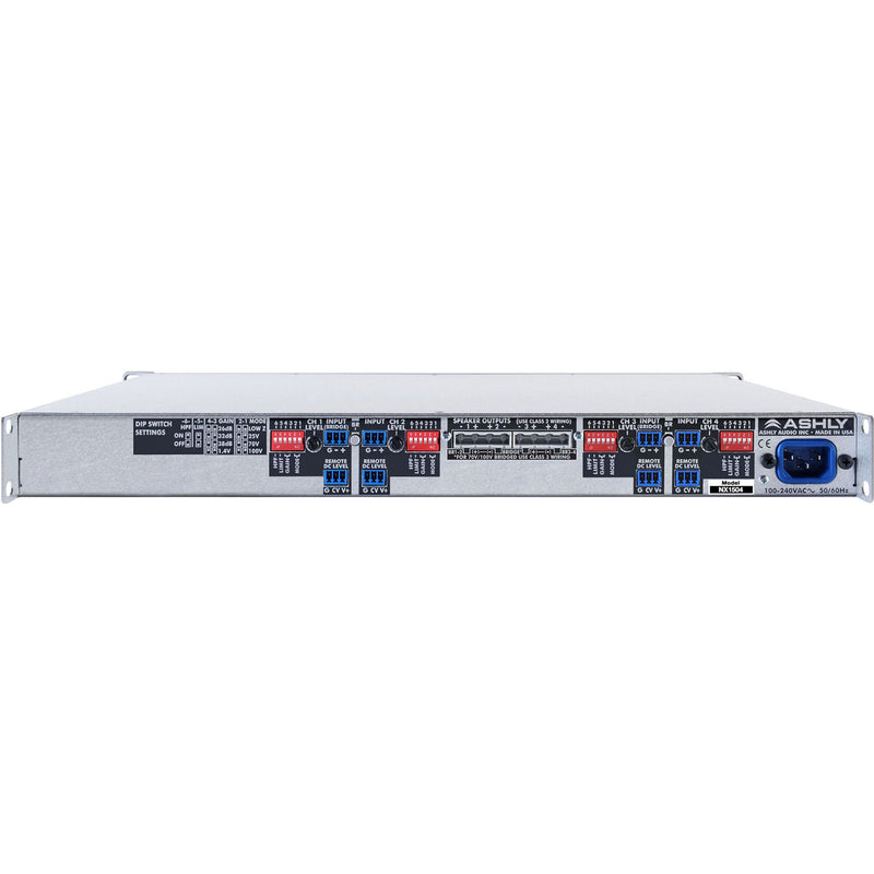 Ashly nX1504 Network Multi-Mode Power Amplifier (4 x 150W)