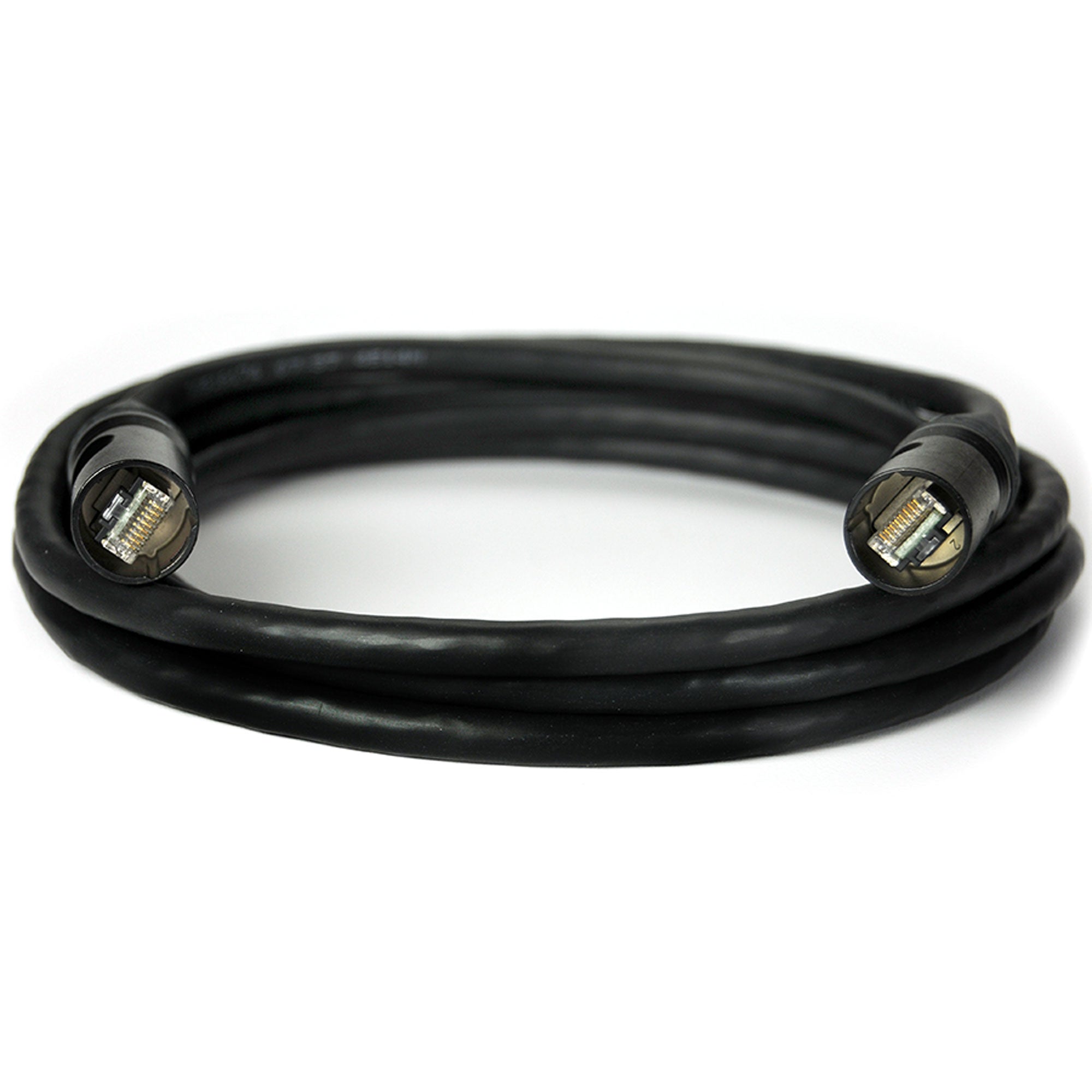 Whirlwind ENC6ASE Tactical Shielded Cat6a cable with CAT6A etherCON Connectors (2')