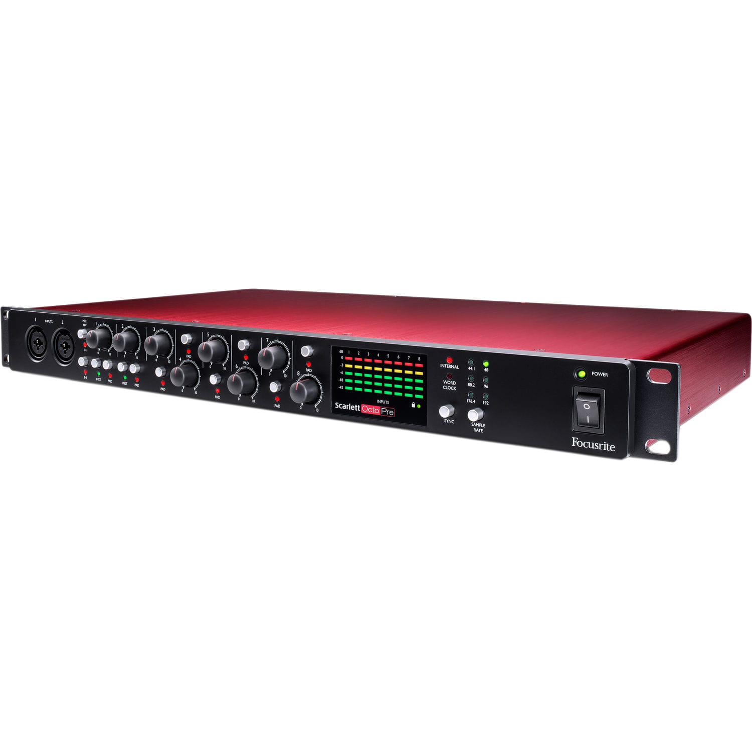 Focusrite Scarlett OctoPre Eight-Channel Preamp with ADAT Outputs