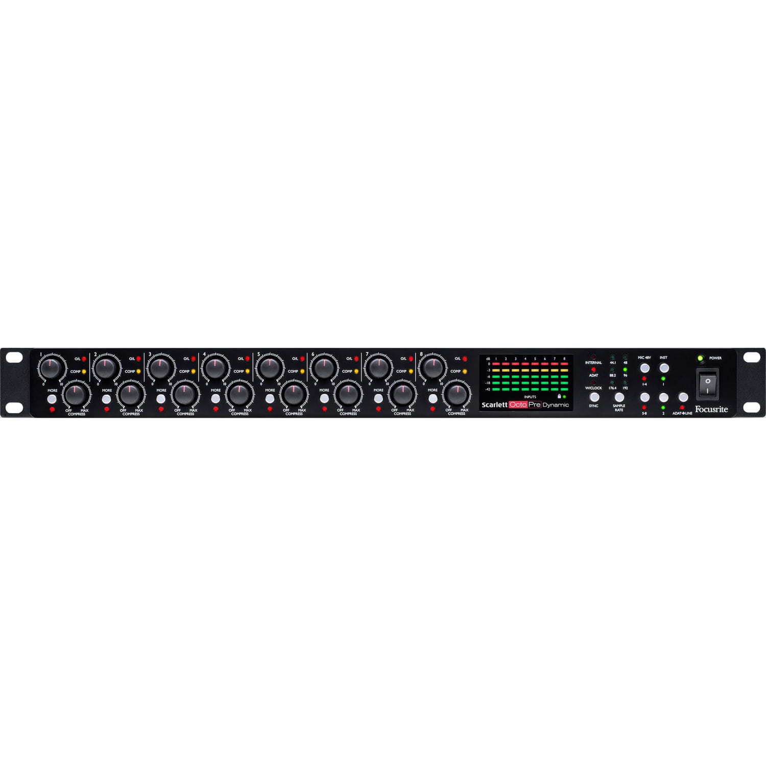 Focusrite Scarlett OctoPre Dynamic Eight-Channel Preamp and Interface
