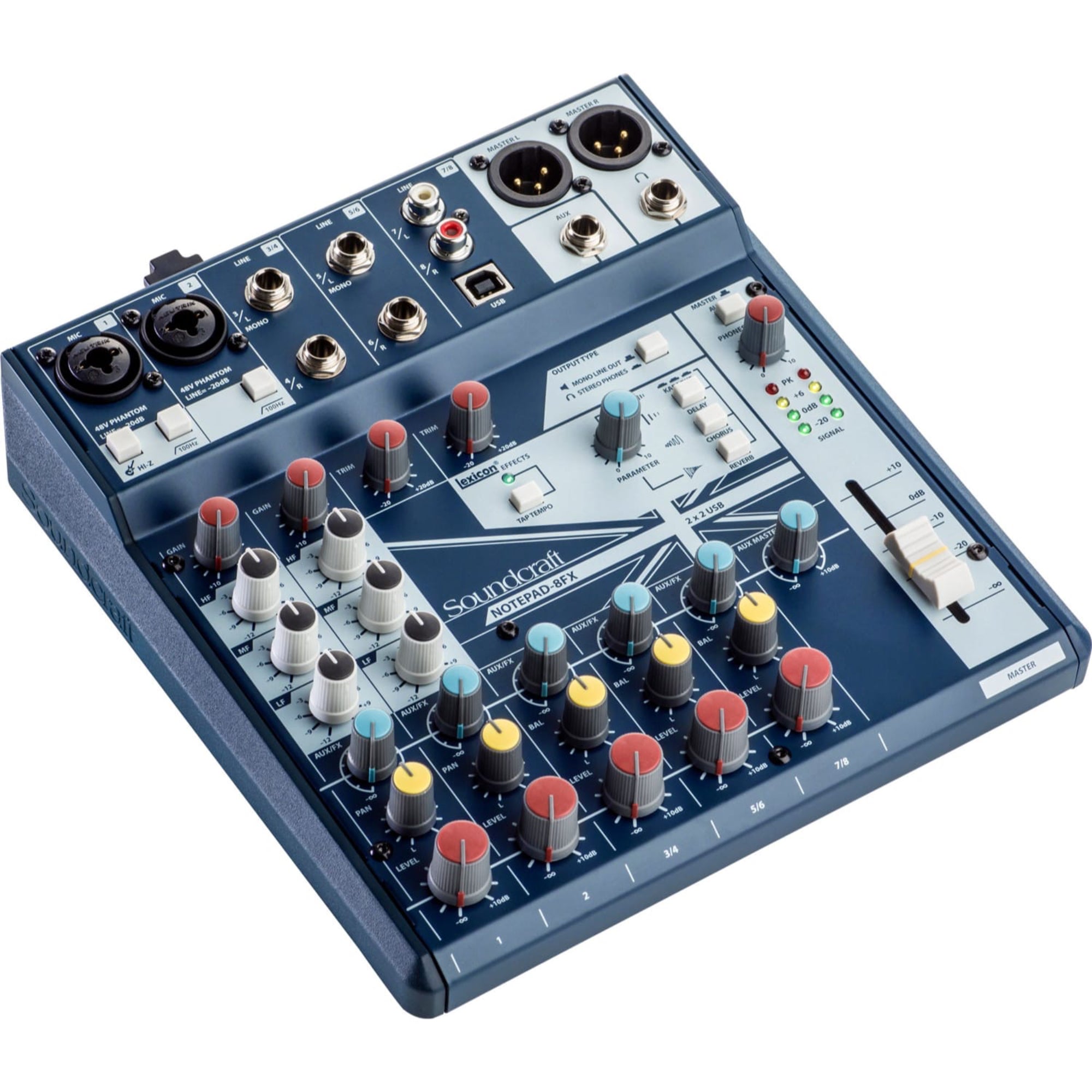 Soundcraft Notepad-8FX Analog Mixing Console with USB and Effects