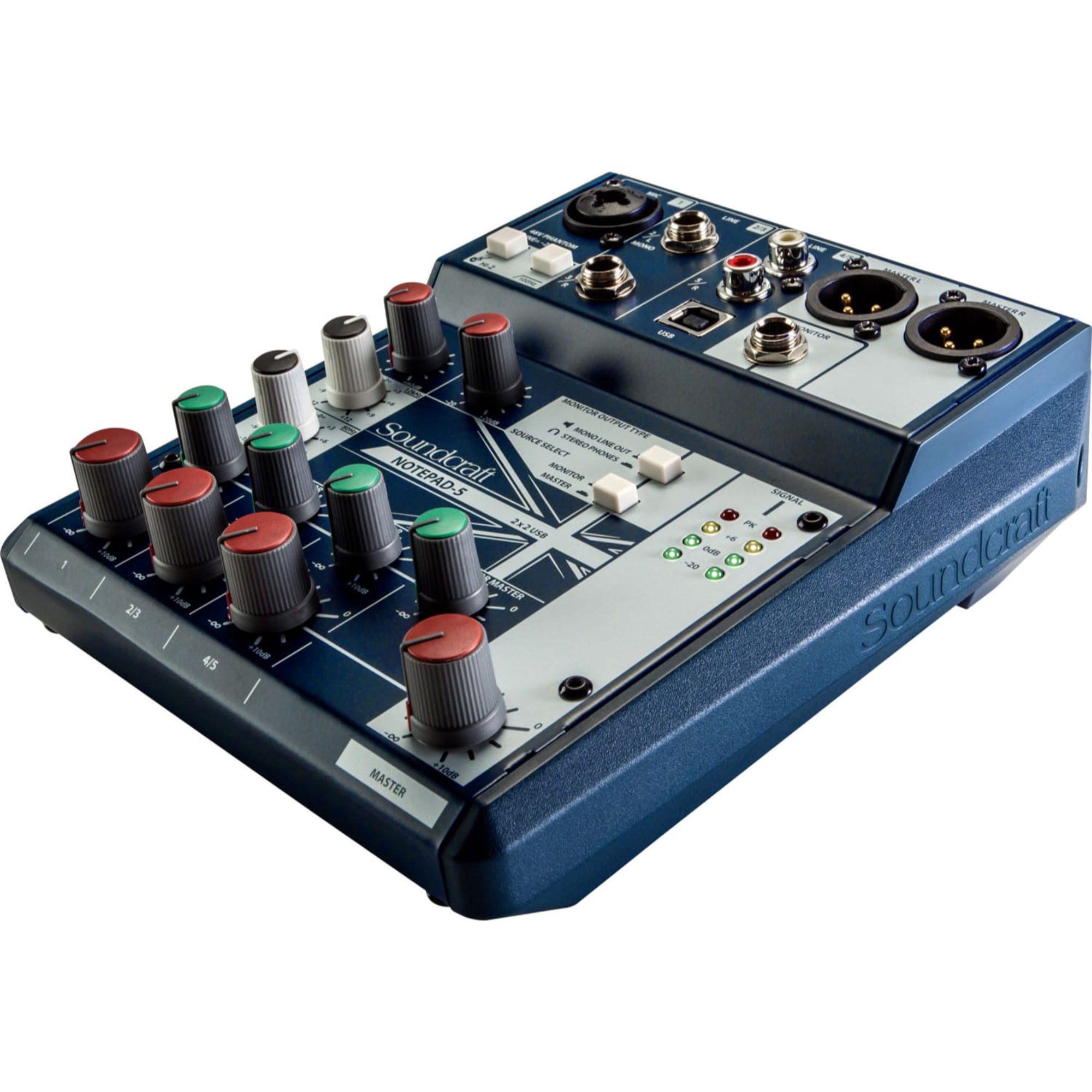 Soundcraft Notepad-5 Analog Mixing Console with USB