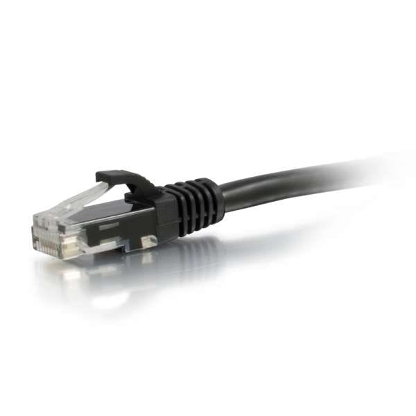 C2G Cat6a Snagless Shielded (UTP) Ethernet Network Patch Cable - Black (5')