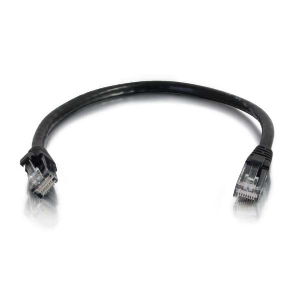 C2G Cat6a Snagless Shielded (UTP) Ethernet Network Patch Cable - Black (30')