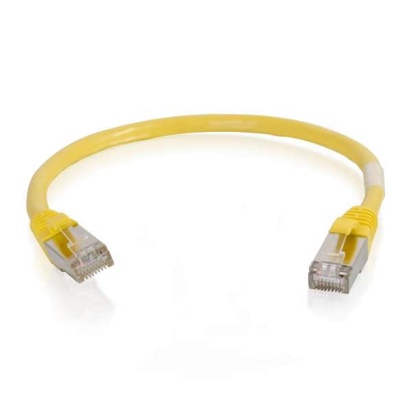 C2G Cat6 Snagless Shielded (STP) Ethernet Network Patch Cable - Yellow (5')
