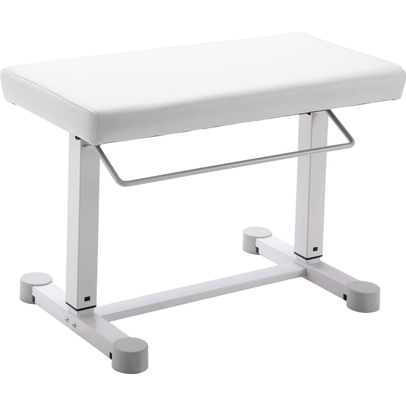 K&M Stands 14080 Uplift Piano Bench (White Leatherette)