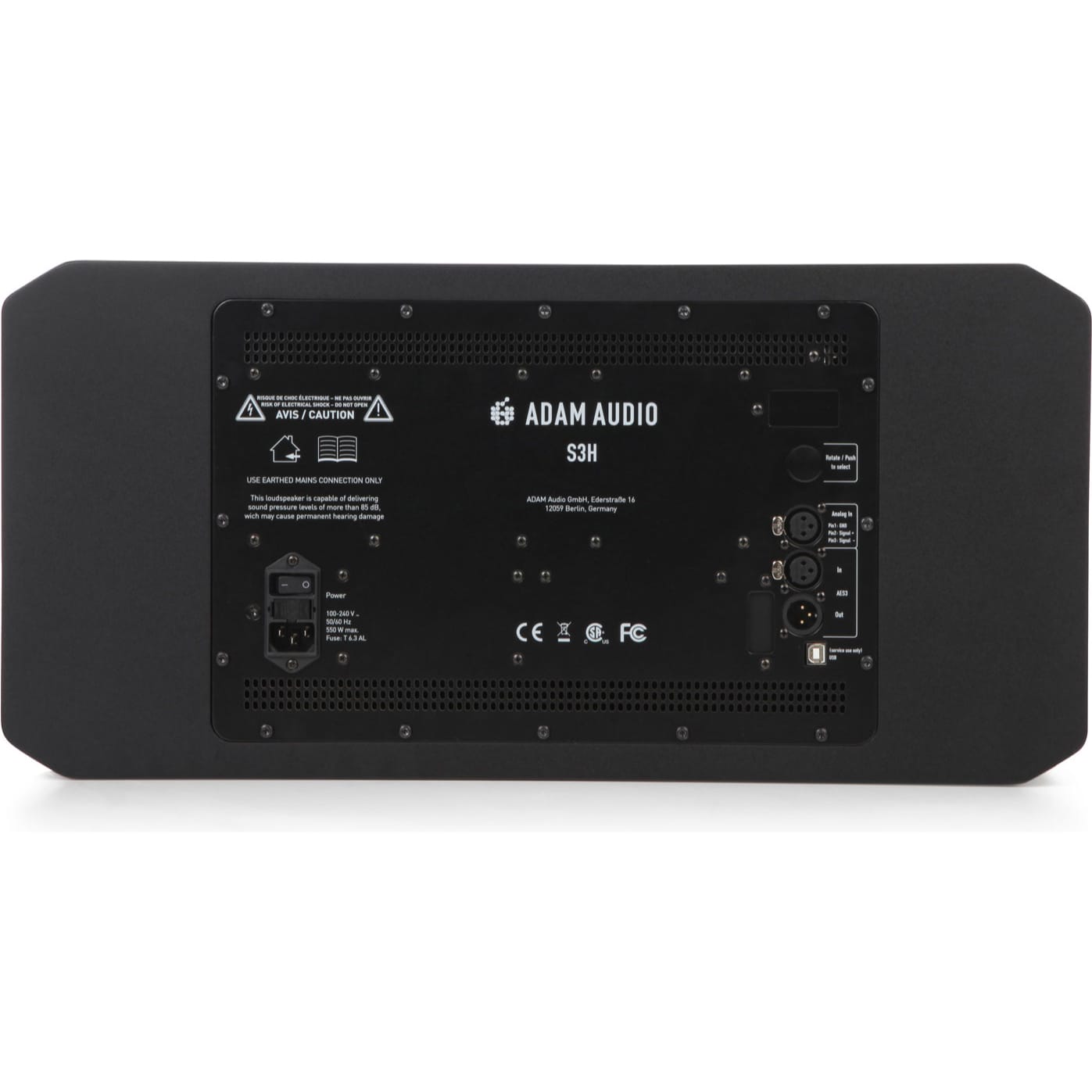 Adam Audio S3H Active Three-Way 2x7" Midfield Studio Monitor (Horizontal, Single)