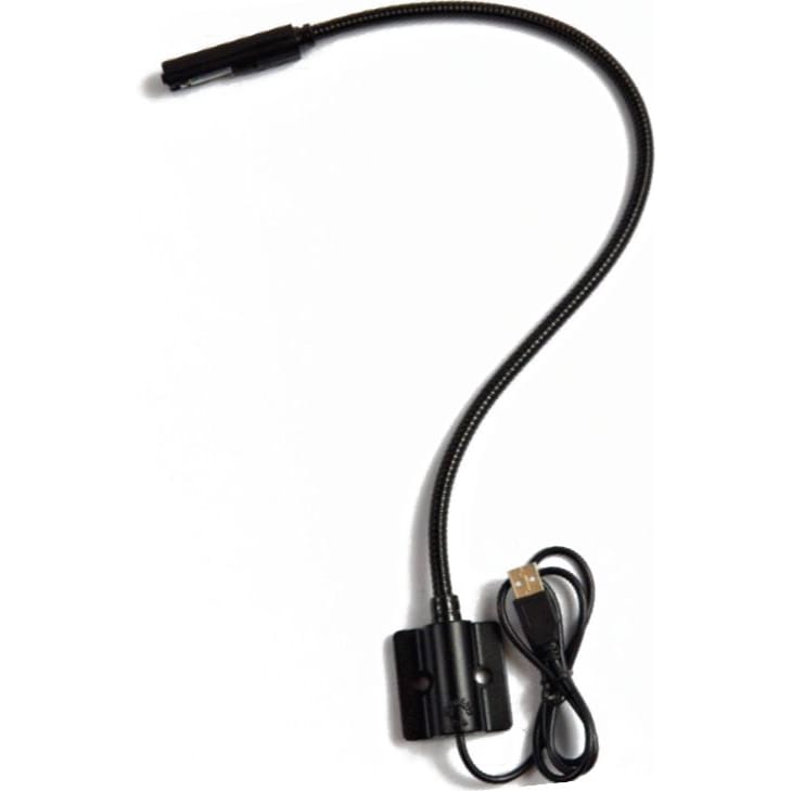 Littlite LCR-12-END-USB Gooseneck LED Utility Light with End Mount USB Cable (12")