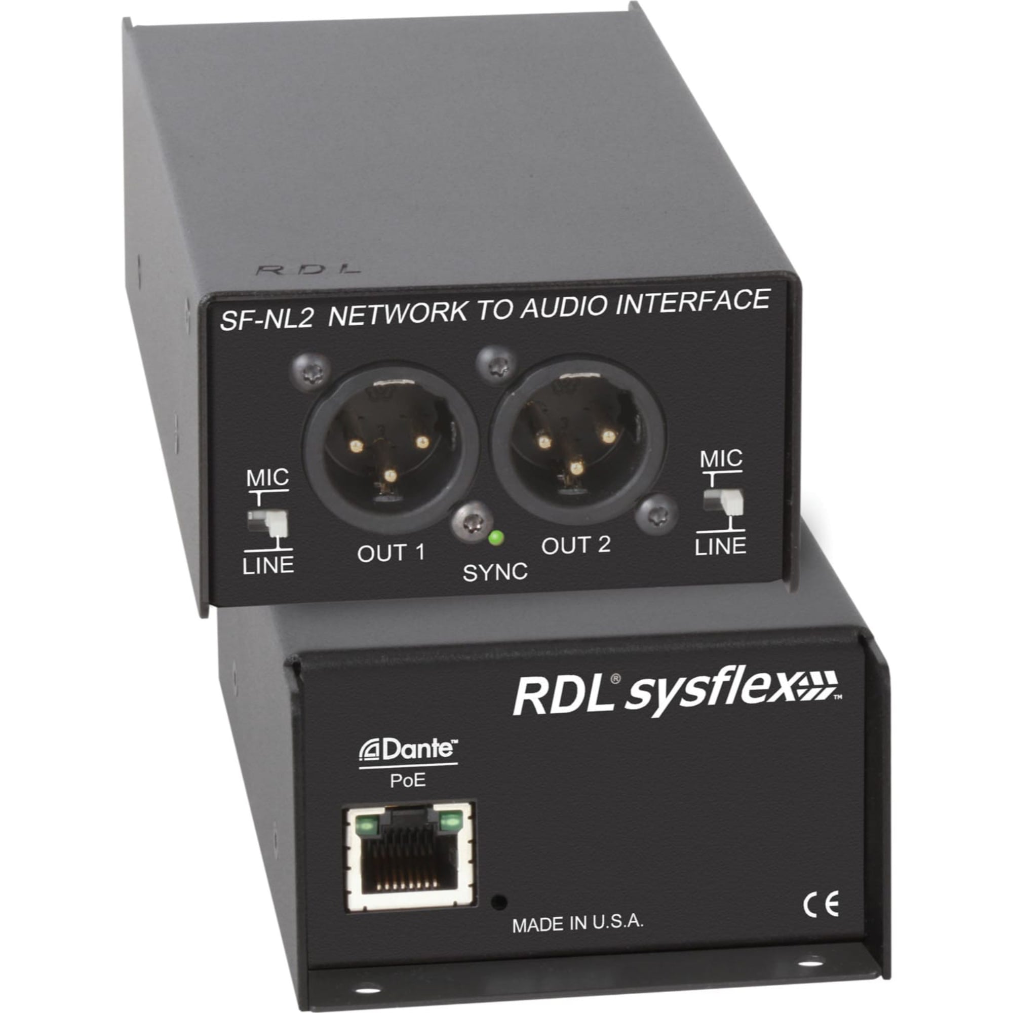 RDL SF-NL2 SysFlex Network to Audio Interface
