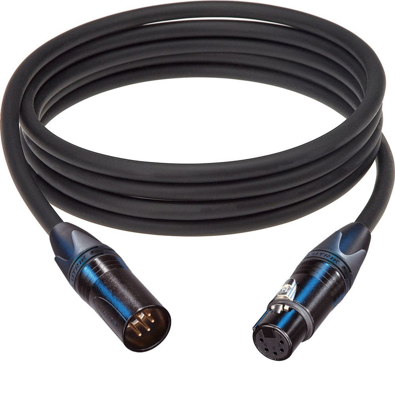 Custom Cables 5-Pin DMX Lighting Cable Made from CBI BW-DMX5 & Neutrik Connectors