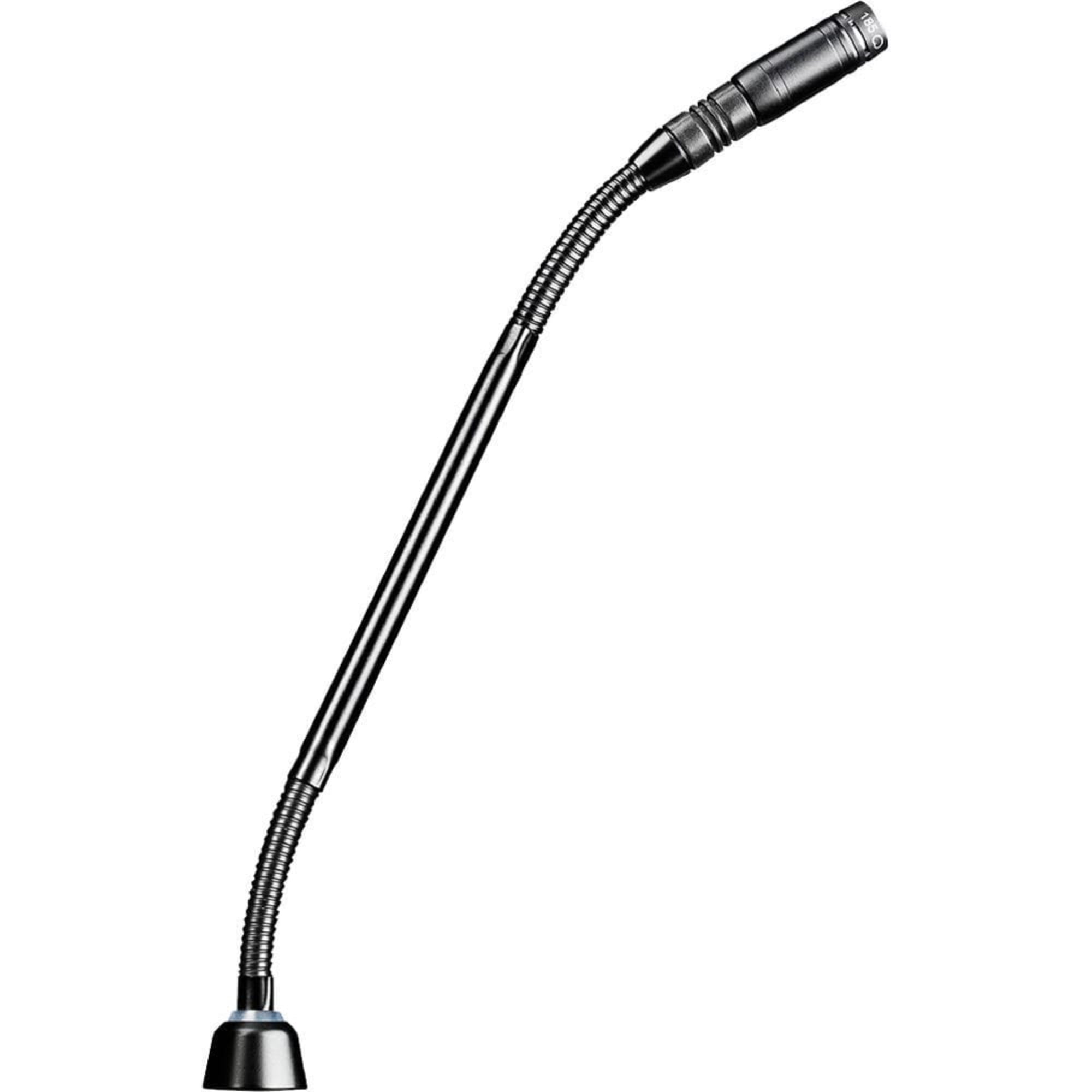 Shure MX410RLPDF/S 10" Dualflex Gooseneck Mic with LED Ring, No Preamp (Black, Supercardioid)