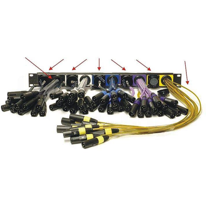 Whirlwind Patchmaster60 1U 60 Channel Patchbay