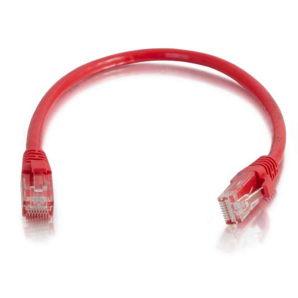 C2G Cat6 Snagless Unshielded (UTP) Ethernet Network Patch Cable - Red (12')