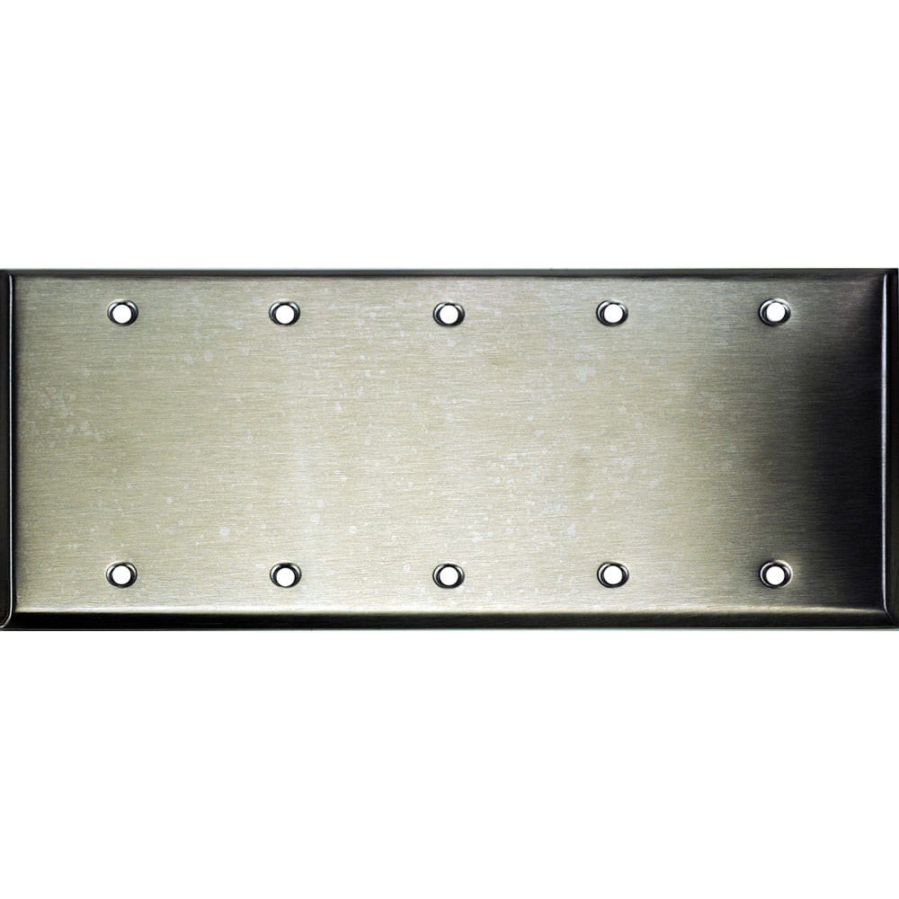 Whirlwind WP5/0H Wallplate (Stainless Steel)