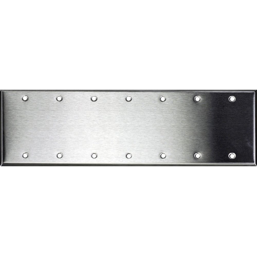 Whirlwind WP7/0H Wallplate (Stainless Steel)