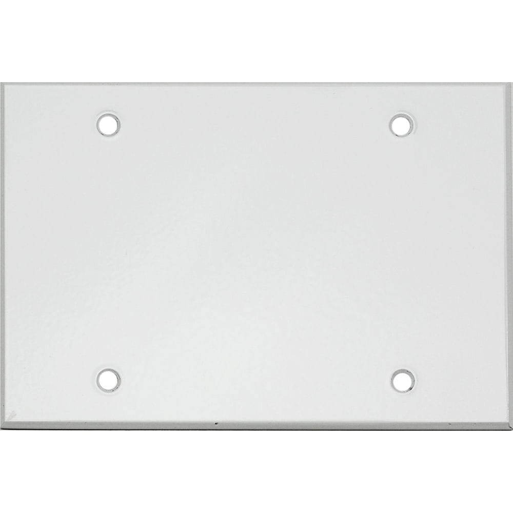 Whirlwind WPX3WH/0H Wallplate .125 Semi-Gloss White
