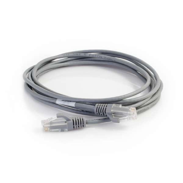 C2G Cat6 Snagless Unshielded (UTP) Slim Ethernet Network Patch Cable - Grey (10')