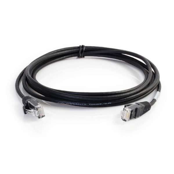 C2G Cat6 Snagless Unshielded (UTP) Slim Ethernet Network Patch Cable - Black (7')