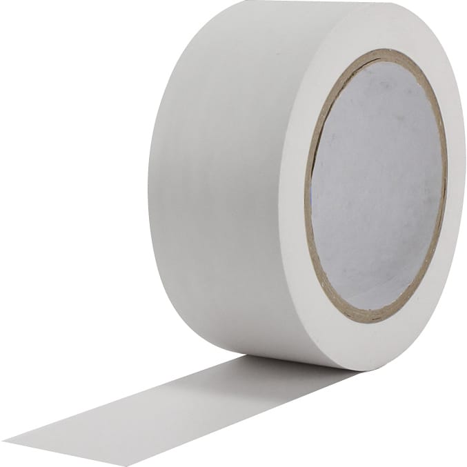 ProTapes Pro 50 Premium Vinyl Safety Marking and Dance Floor Splicing Tape 2" x 36yds (White)