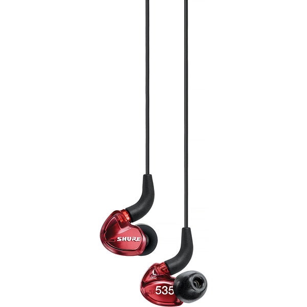 Shure SE535 Special-Edition Sound-Isolating In-Ear Stereo Earphones (Red)