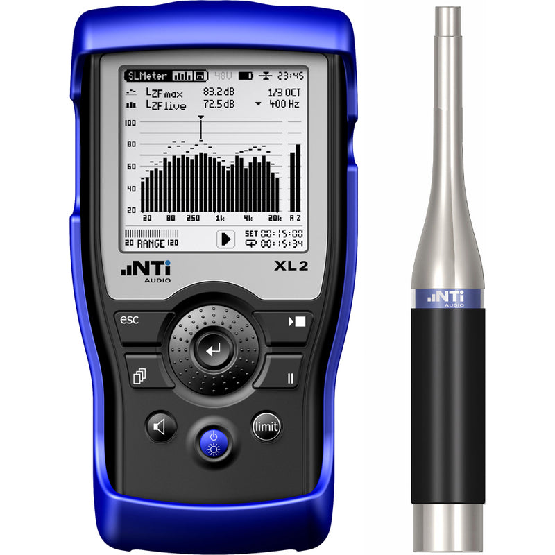 NTi XL2+M4261 XL2 Audio and Acoustic Analyzer with M4261 Measurement Microphone