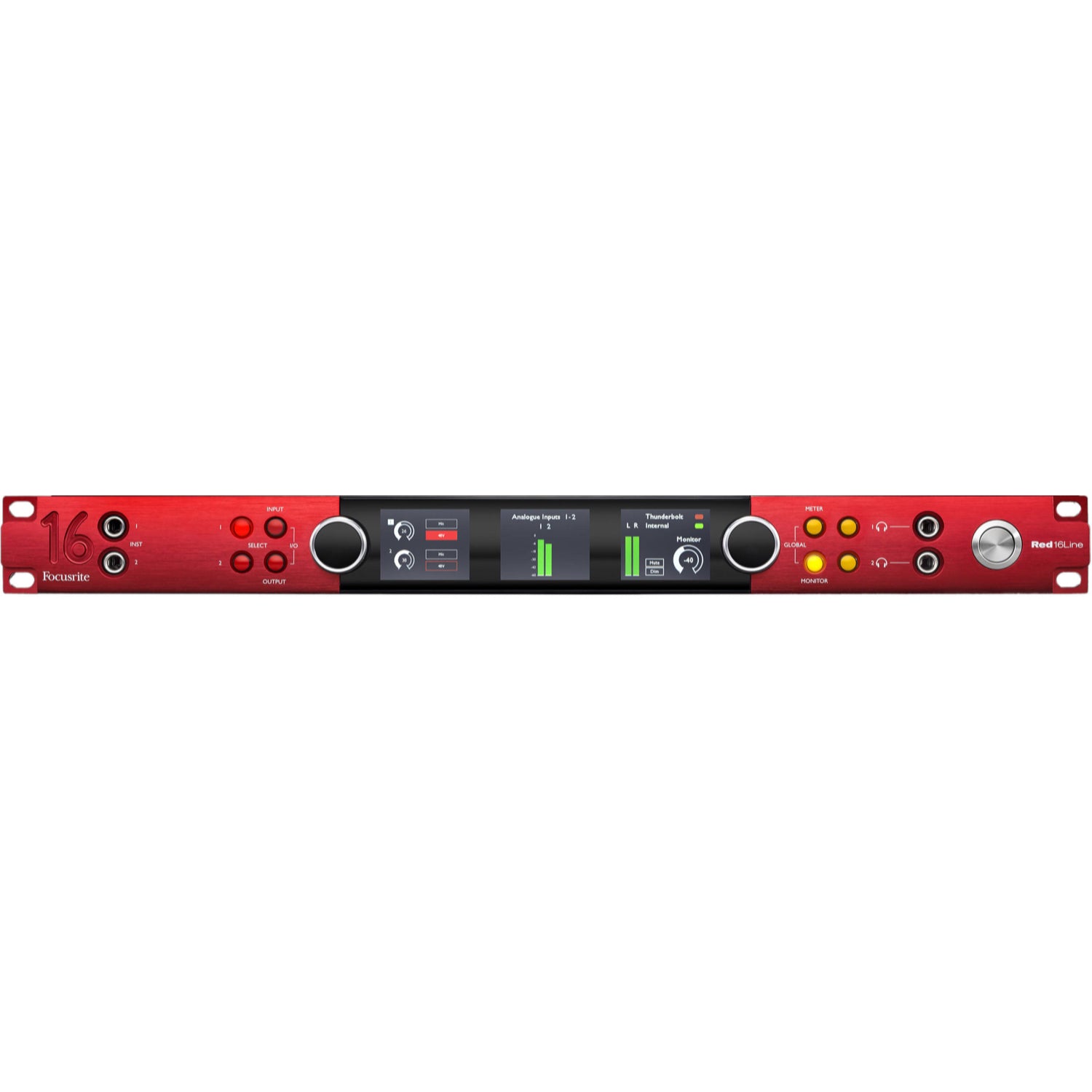 Focusrite Red 16Line 64x64 Thunderbolt 3 Audio Interface for Pro Tools | HD