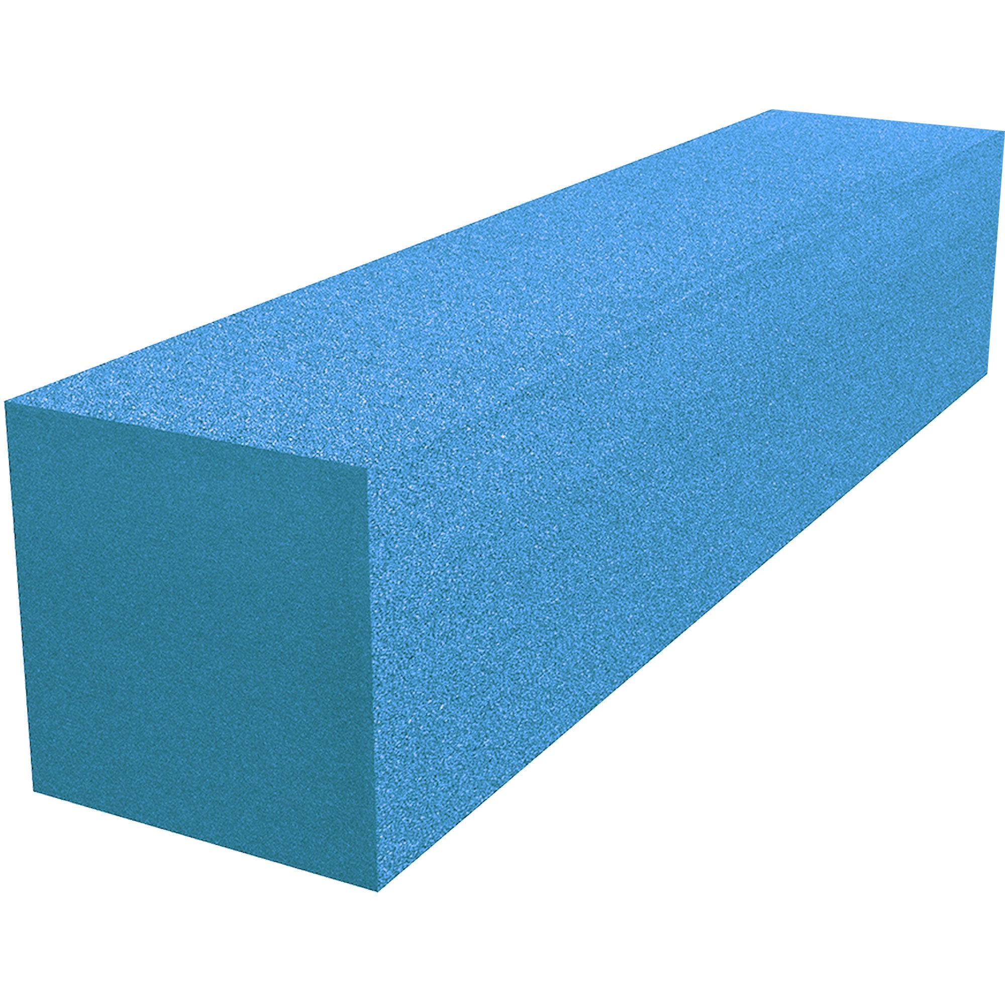 Performance Audio 6" x 6" x 24" Corner Fill Acoustic Foam Block (Blue, 8 Pack)