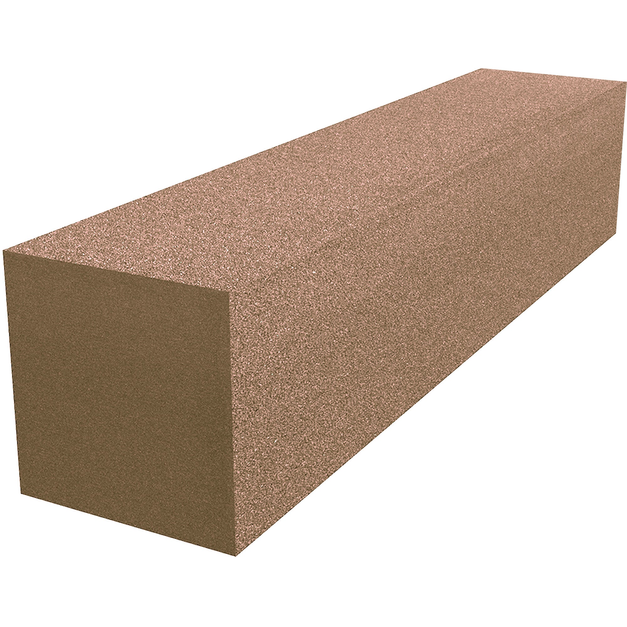 Performance Audio 6" x 6" x 24" Corner Fill Acoustic Foam Block (Brown, 8 Pack)