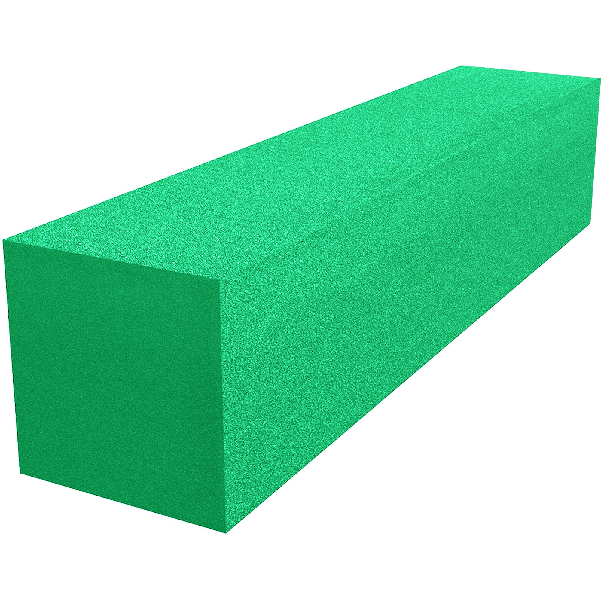 Performance Audio 6" x 6" x 24" Corner Fill Acoustic Foam Block (Kelly Green, 8 Pack)