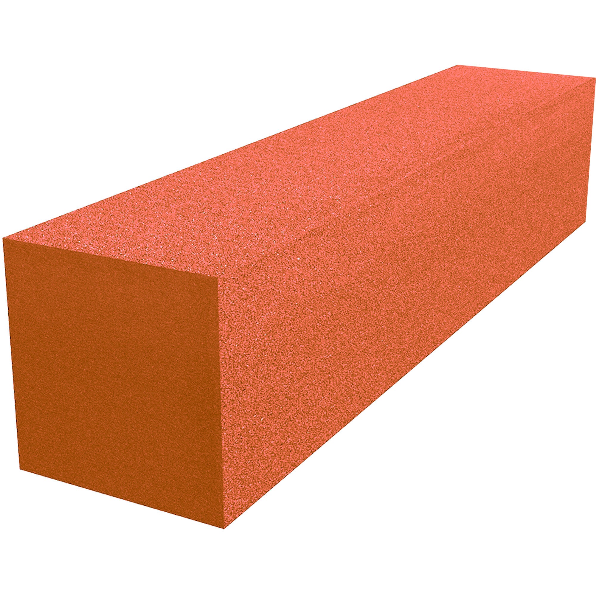 Performance Audio 6" x 6" x 24" Corner Fill Acoustic Foam Block (Orange, 8 Pack)