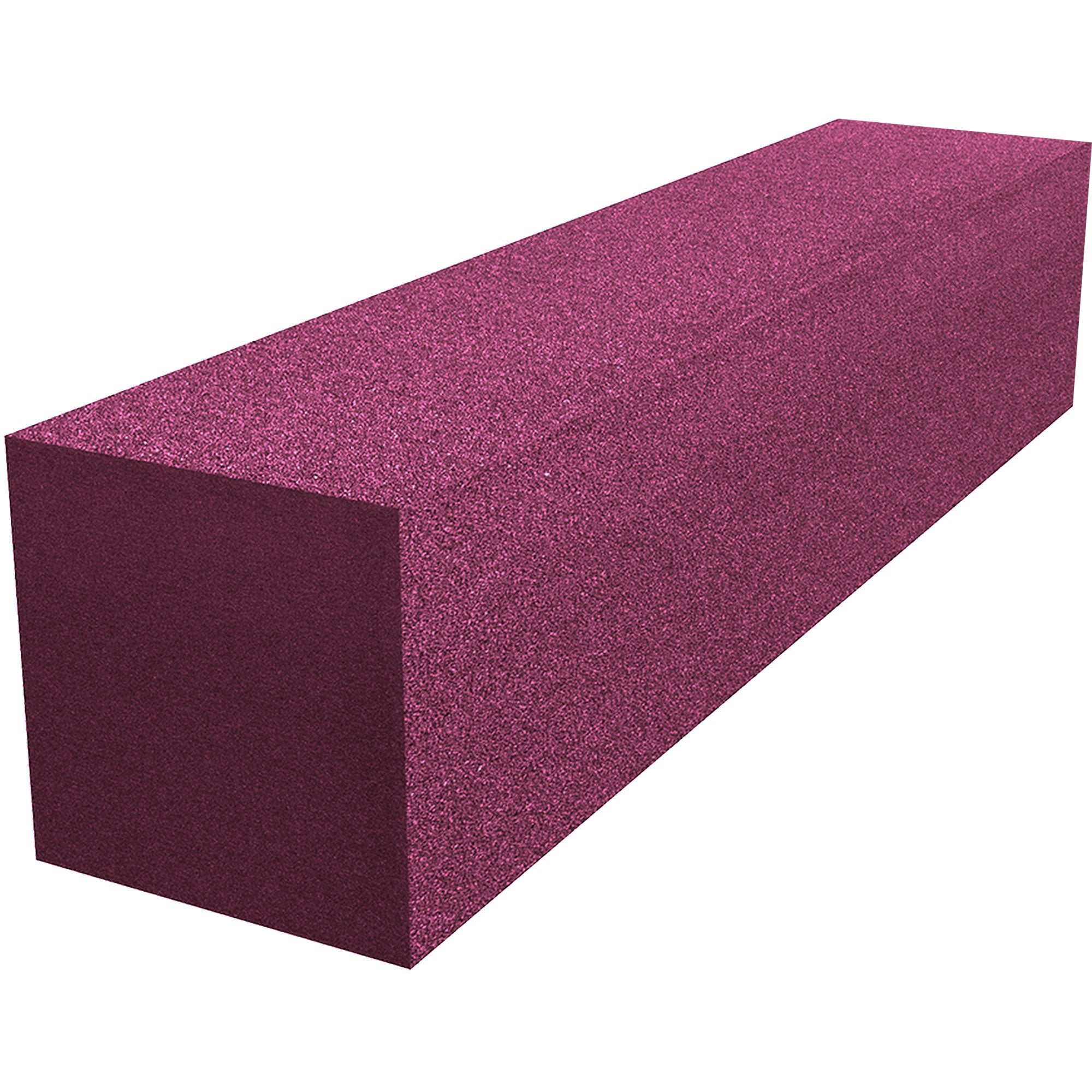 Performance Audio 6" x 6" x 24" Corner Fill Acoustic Foam Block (Plum, 8 Pack)