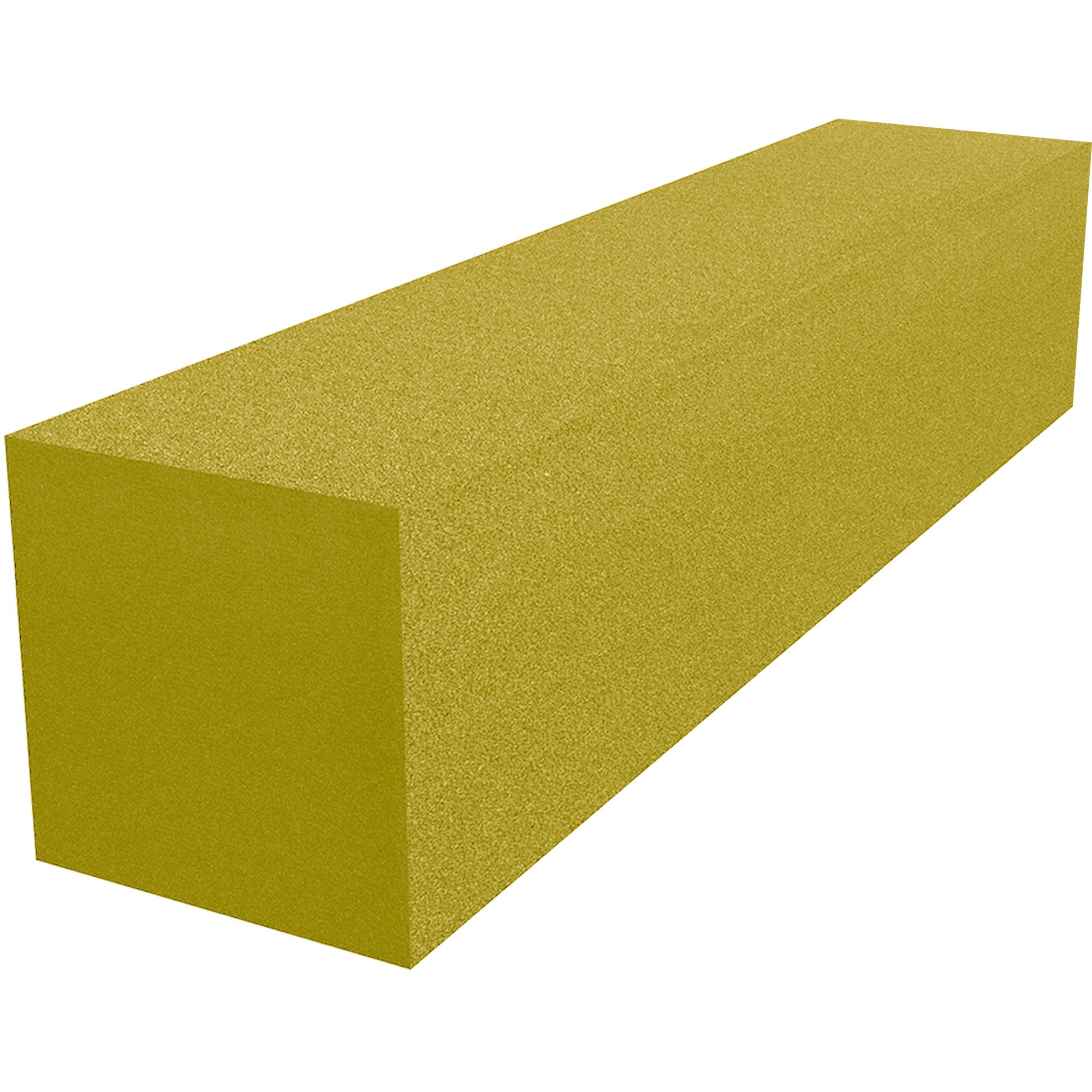 Performance Audio 6" x 6" x 24" Corner Fill Acoustic Foam Block (Yellow, 8 Pack)