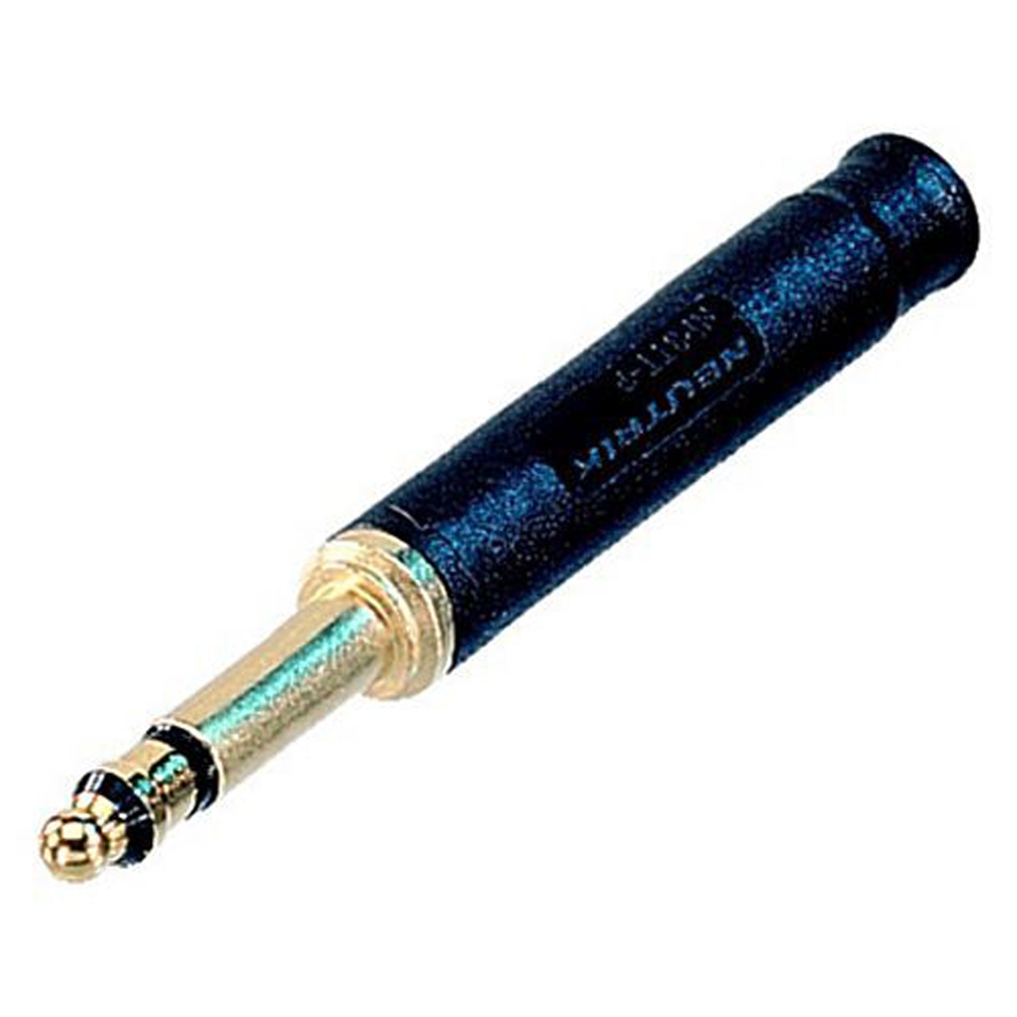 Neutrik NP3TT-P-AU-B 4.4mm (0.173") TT Bantam Plug (Black/Gold)