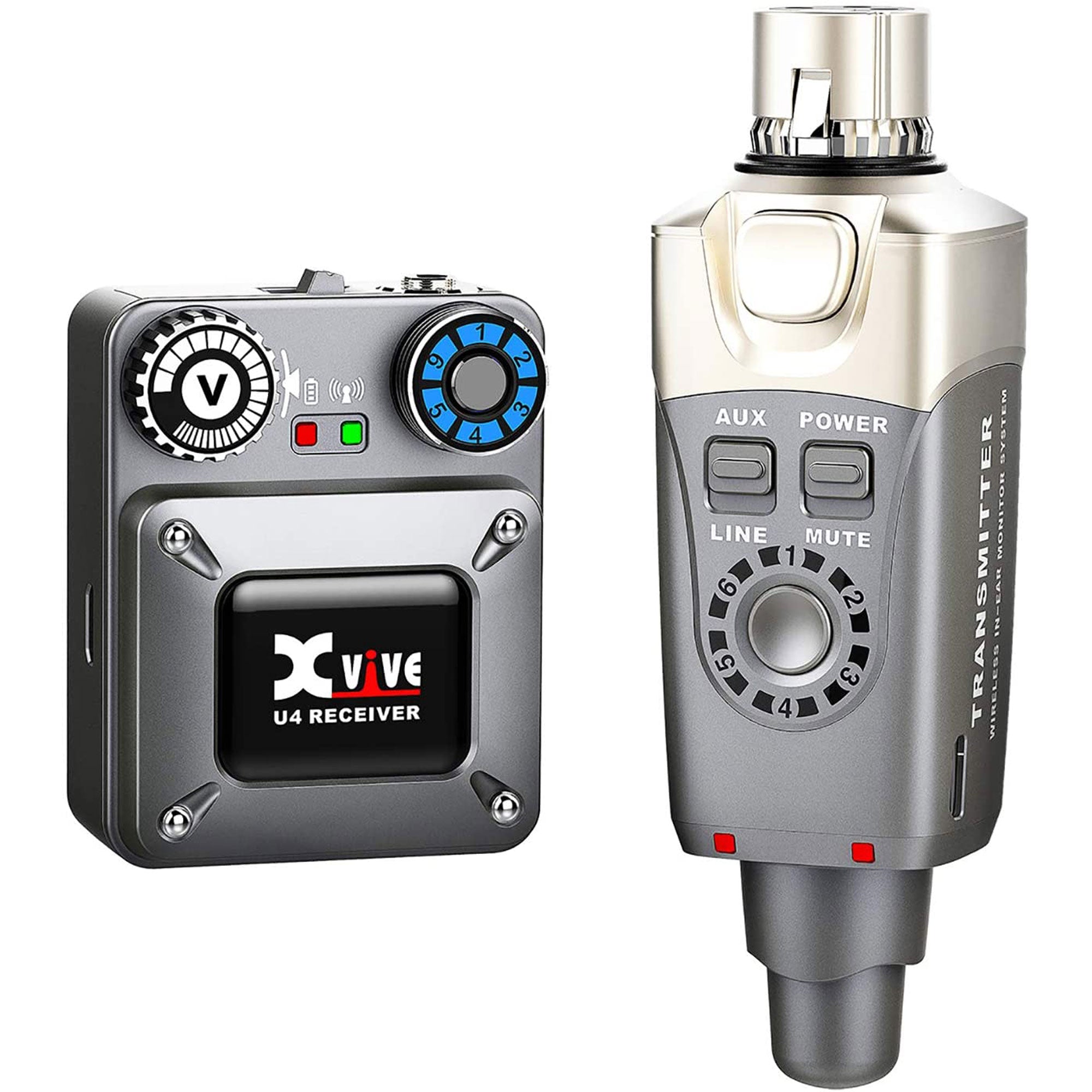 Xvive Audio U4 Wireless In-Ear Monitor System with One Receiver (2.4 GHz)