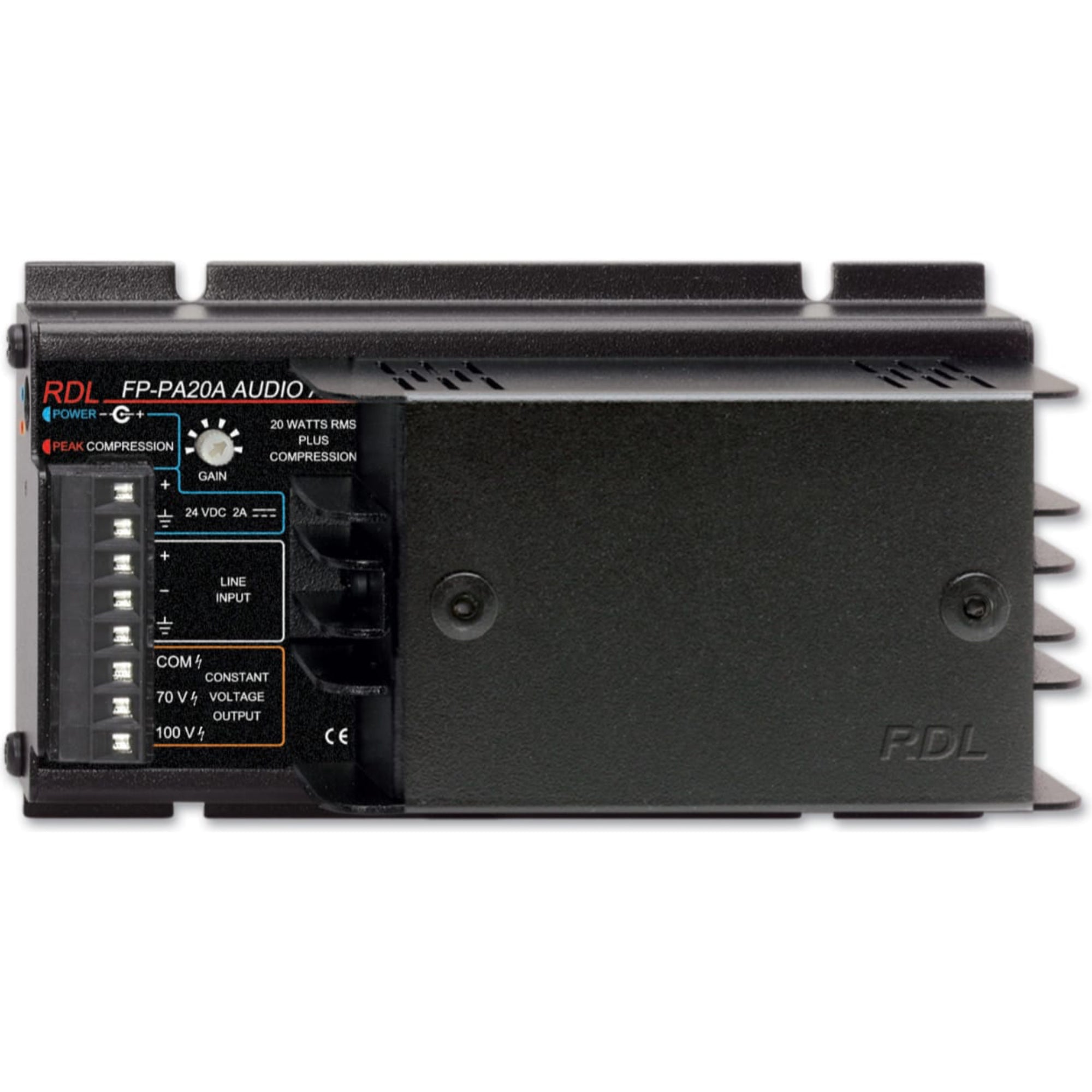 RDL FP-PA20A 20 W Mono Audio Amplifier 70 V or 100 V