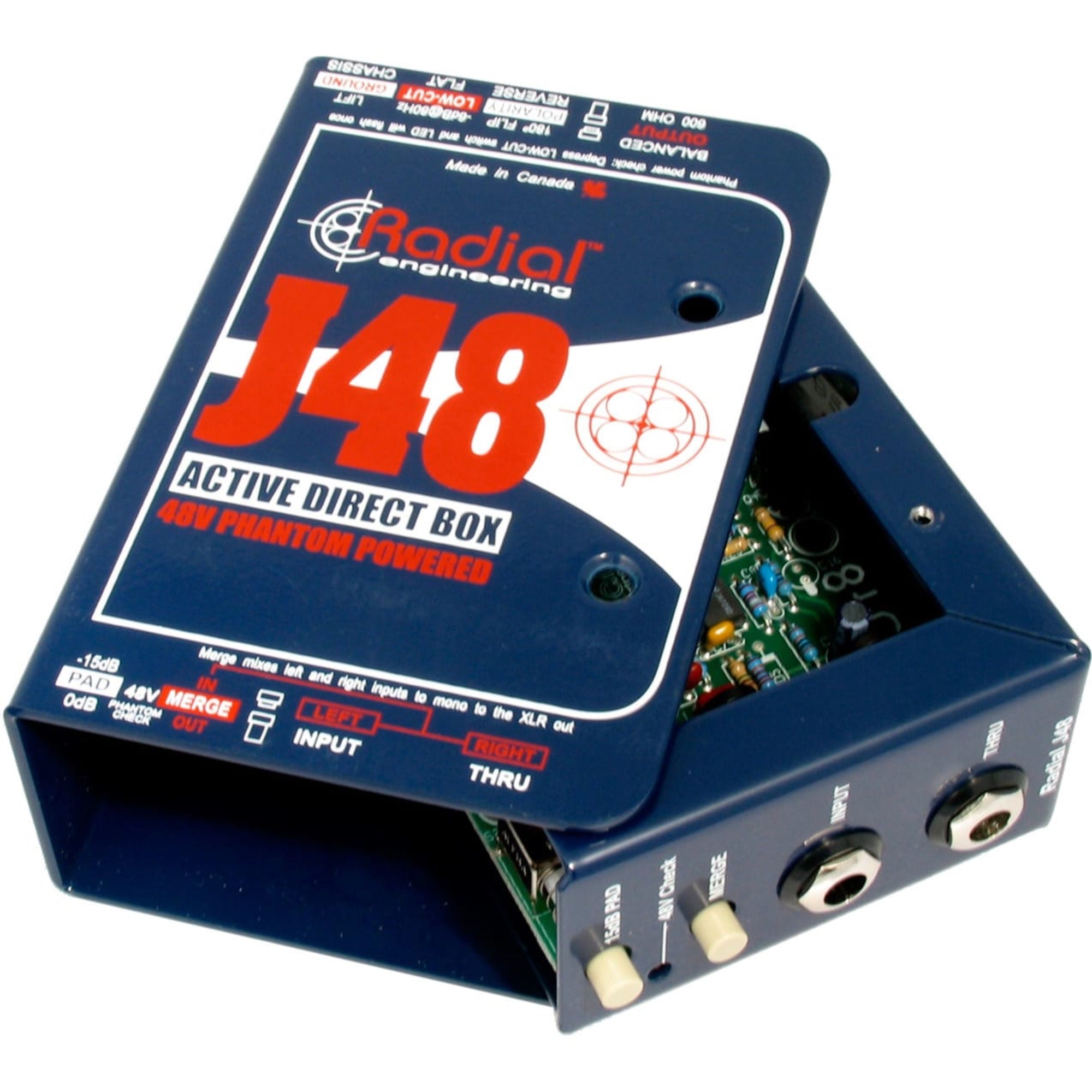 Radial Engineering J48 Single Channel Phantom Powered Active Direct Box