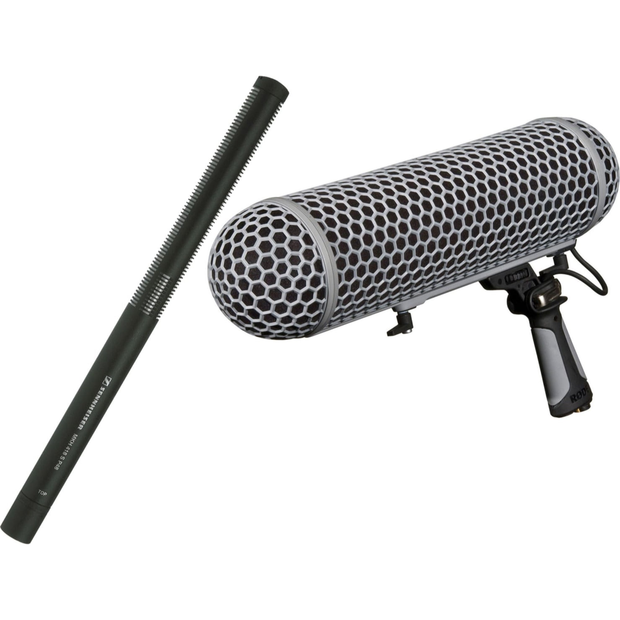 Sennheiser MKH418S M/S Stereo Shotgun Microphone with Free Windshield Bundle