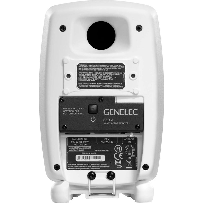 Genelec 8320A SAM Series Two-Way 4" Active Studio Monitor (Single, White)