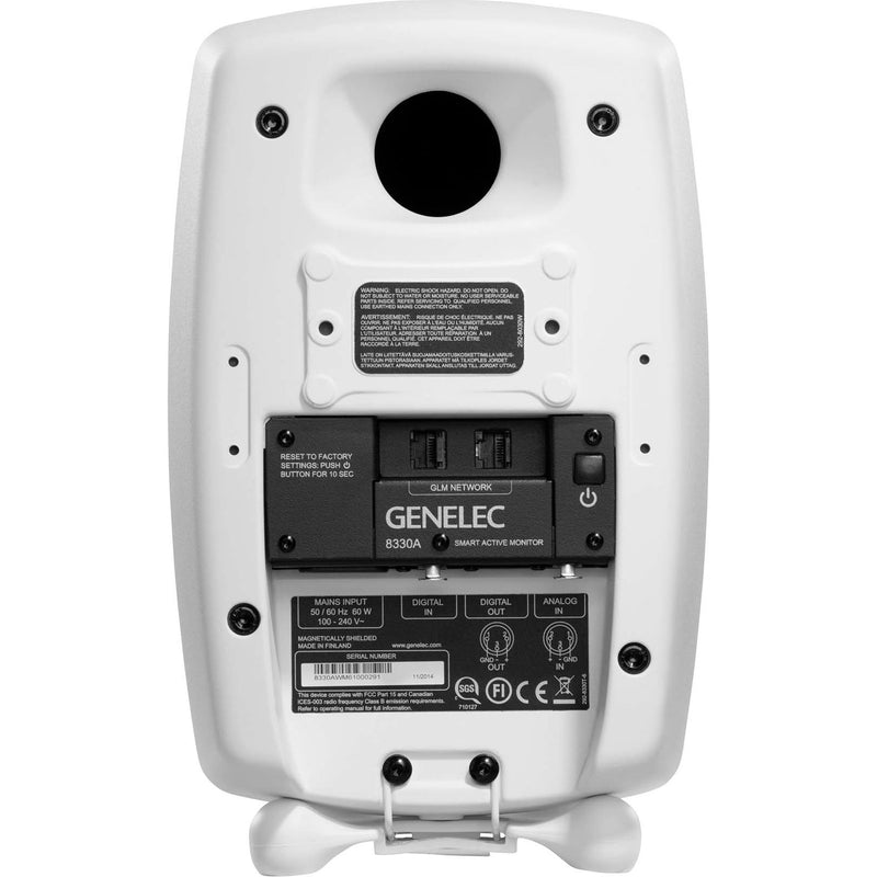 Genelec 8330A SAM Series Two-Way 5" Active Studio Monitor (Single, White)